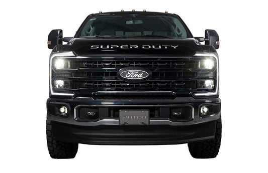 SUPER DUTY 2023-2027 LIGHTED FORD OVAL, FRONT, HALOGEN, FOR VEHICLES WITH FRONT CAMERA