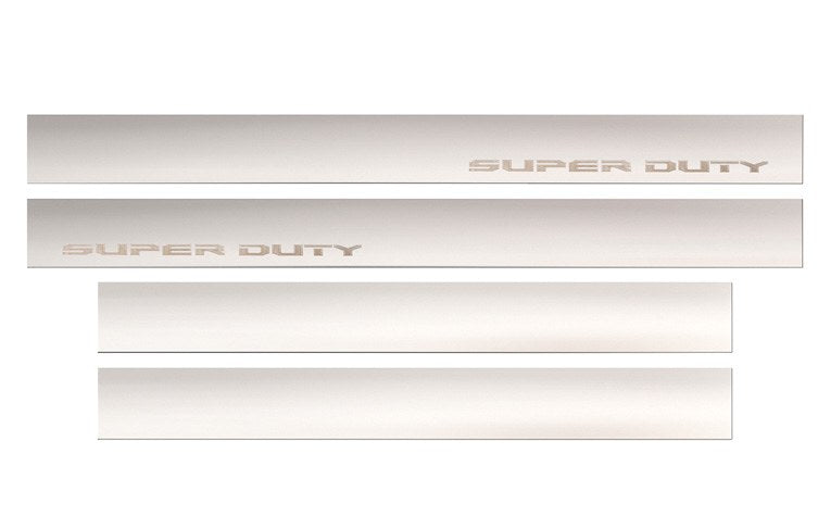 SUPER DUTY 2023-2027 DOOR SILL PLATES BY PUTCO - STAINLESS STEEL (4 PC KIT)