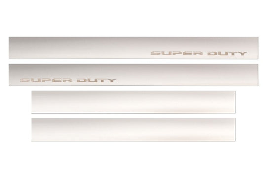SUPER DUTY 2023-2027 DOOR SILL PLATES BY PUTCO - STAINLESS STEEL (4 PC KIT)