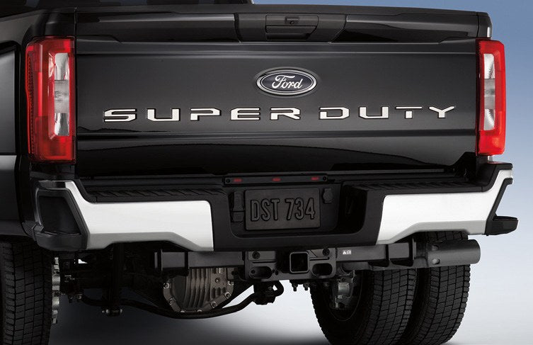 SUPER DUTY 2023-2027 TAILGATE LETTERING - POLISHED STAINLESS STEEL BY PUTCO FOR VEHICLES WITHOUT TAILGATE APPLIQUE