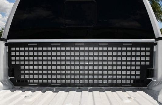 SUPER DUTY 2023-2027 BED MOLLE PANELS BY PUTCO, 6.75FT BED - FRONT
