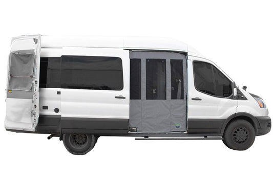 TRANSIT 2020-2027 DOOR SCREEN KIT FOR MEDIUM ROOF MODELS