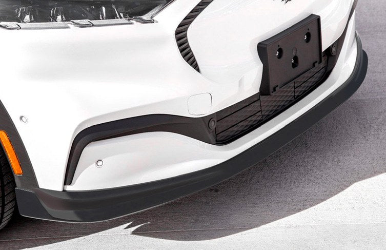 MUSTANG MACH-E 2021-2027 FRONT SPLITTER, SATIN BLACK BY AIR DESIGN