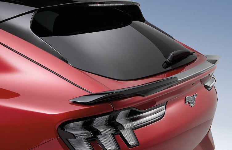 MUSTANG MACH-E 2021-2027 REAR DECK SPOILER, GLOSS BLACK FOR GT, SELECT, AND PREMIUM MODELS BY AIR DESIGN