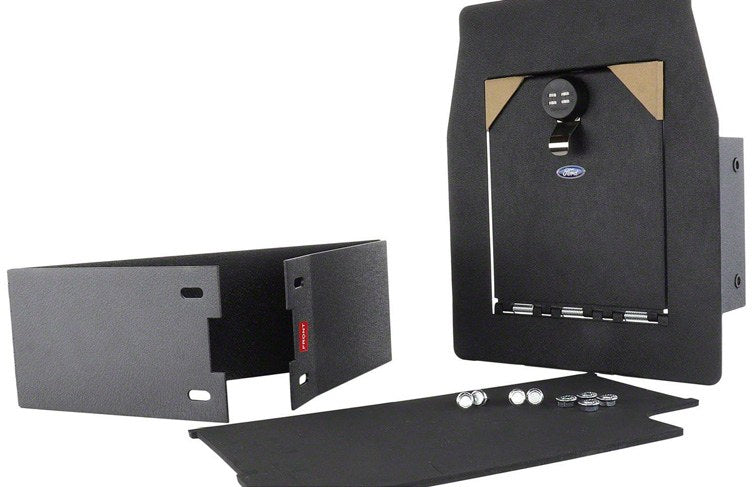 F-150 2021-2027 IN-VEHICLE SAFE BY CONSOLE VAULT FOR USE WITH CAPTAIN'S CHAIRS