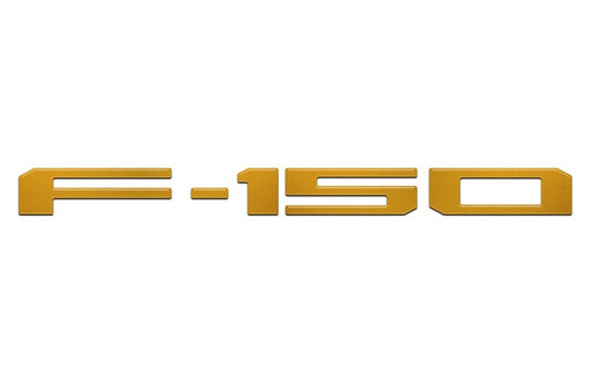 F-150 2021-2027 EXTERIOR TRIM BY TUFSKINZ, TAILGATE LETTERS, ELECTRIC SPICE