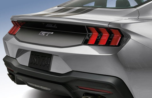 MUSTANG 2024-2027 EXTERIOR TRIM - TRUNK APPLIQUE, GLOSS BLACK BY AIR DESIGN
