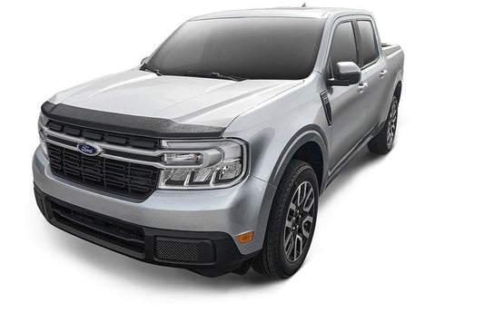 MAVERICK 2022-2027 HOOD PROTECTOR - AEROSKIN II, BLACK TEXTURED BY HUSKY LINERS