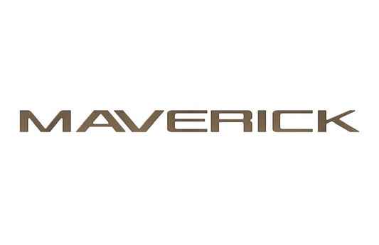 MAVERICK 2022-2027 EXTERIOR TRIM BY TUFSKINZ, TAILGATE LETTERING INSERTS, SINISTER BRONZE