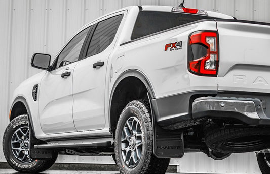 RANGER 2024-2027 SPLASH GUARD - GATORBACK BY TRUCK HARDWARE, FRONT, WITH RANGER LOGO