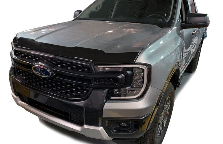 RANGER 2024-2027 HOOD PROTECTOR - AEROSKIN, SMOKE BY HUSKY LINERS