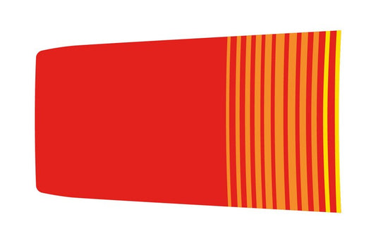 RANGER 2024-2027 CUSTOM GRAPHICS - RETRO RED, ORANGE & YELLOW HOOD GRAPHIC KIT