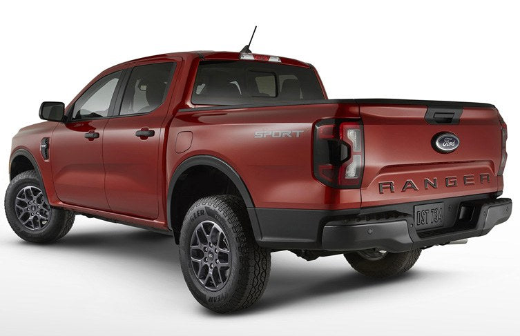 RANGER 2024-2027 TAILGATE LETTERS BY TUFSKINZ, MATTE BLACK