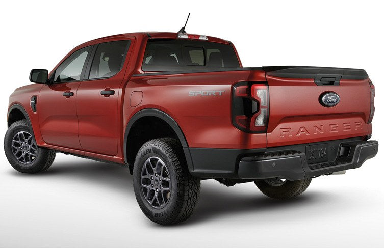 RANGER 2024-2027 EXTERIOR TRIM BY AIR DESIGN, TAILGATE SPOILER, MATTE BLACK