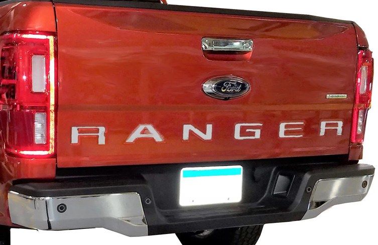 RANGER 2024-2027 EXTERIOR TRIM KIT BY PUTCO, TAILGATE LETTERING, STAINLESS STEEL