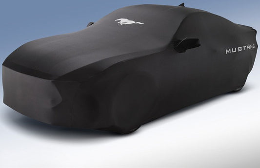 MUSTANG 2024-2027 FULL VEHICLE COVER - INDOOR COVER FOR BLACK PACK COUPE WITH PERFORMANCE PACK, PEDESTAL/HIGH SPOILER, B