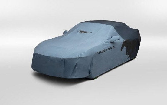 MUSTANG 2024-2027 FULL VEHICLE COVER - OUTDOOR COVER FOR ECOBOOST & GT CONVERTIBLE, LOW SPOILER GRAY BY COVERKING