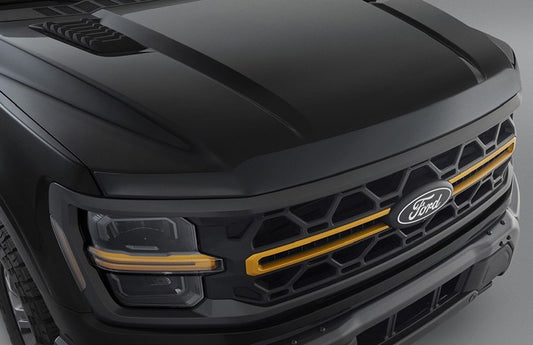 F-150 2021-2027 HOOD PROTECTOR, AEROSKIN, SMOKE BY HUSKY LINERS