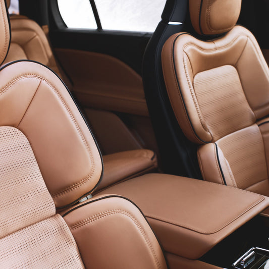 Detailed vehicle interior at Luther Customz