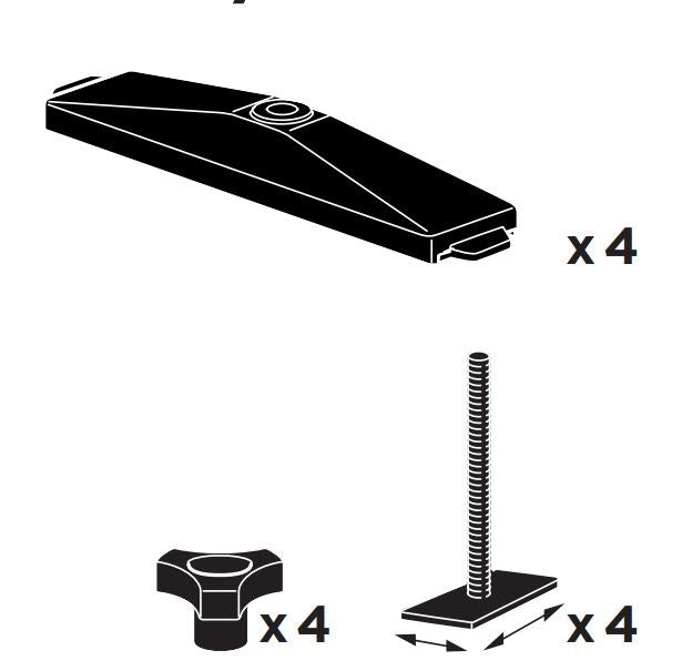THULE CARGO BOX ADAPTOR 16 AND 17 CU FEET
