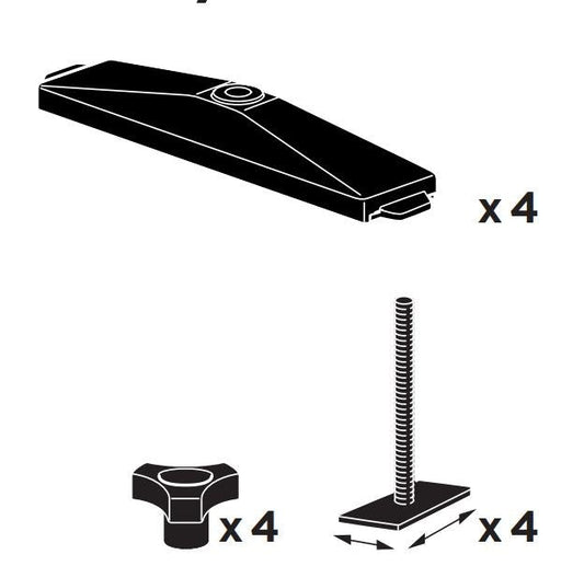 THULE CARGO BOX ADAPTOR 16 AND 17 CU FEET