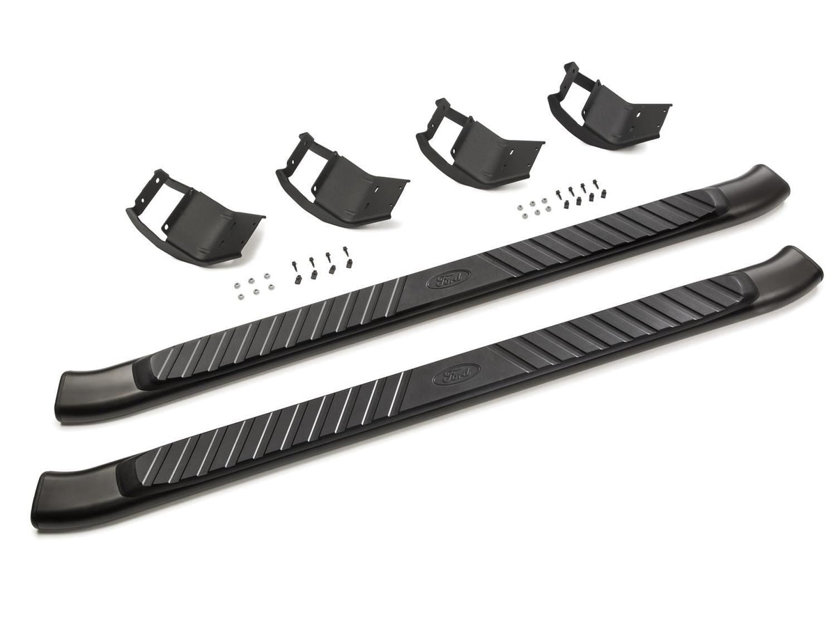 F-150 2015-2026 BLACK ALUMINUM 5" STEP BARS