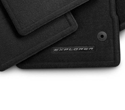 EXPLORER 2020-2026 CARPET FLOOR MAT SET — 4-PIECE, BLACK