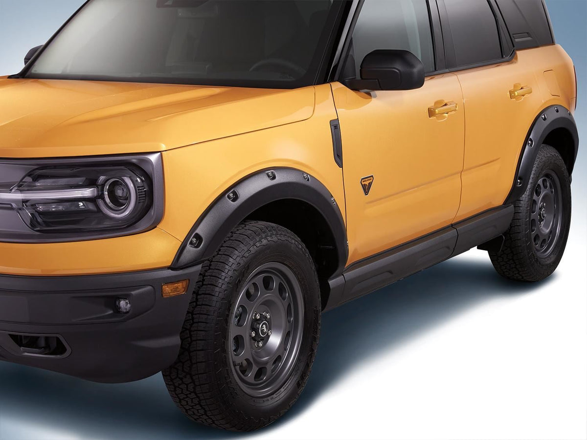 BRONCO SPORT 2021-2026 BUSHWACKER BLACK TEXTURED FENDER FLARES