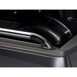F-150 2015-2026 CHROME BED RAILS WITH BLACK END CAPS