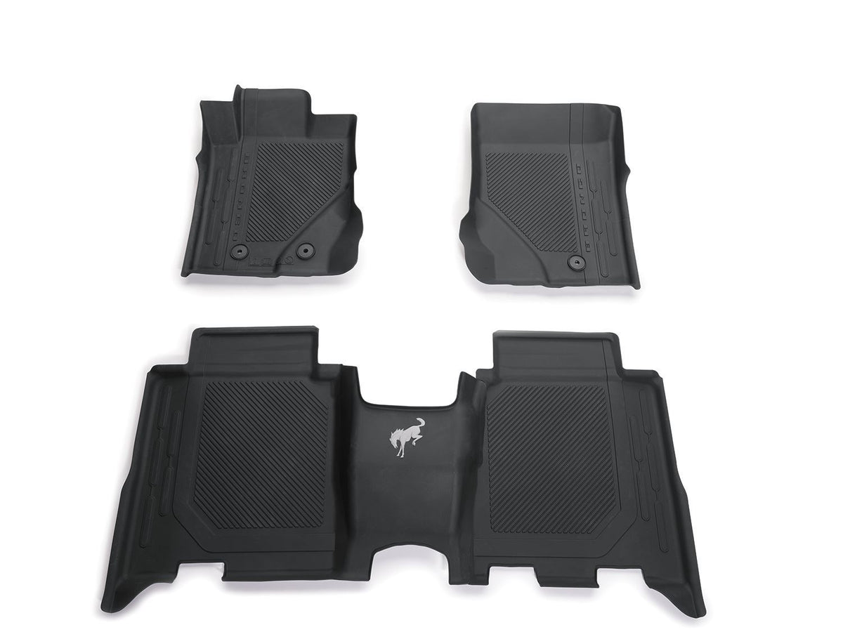 BRONCO 2021-2026 FLOOR LINERS — FOR VINYL FLOORING, 4-DOOR