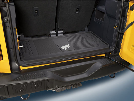 BRONCO 2021-2026 CARGO AREA LINER WITH BRONCO LOGO — 2-DOOR