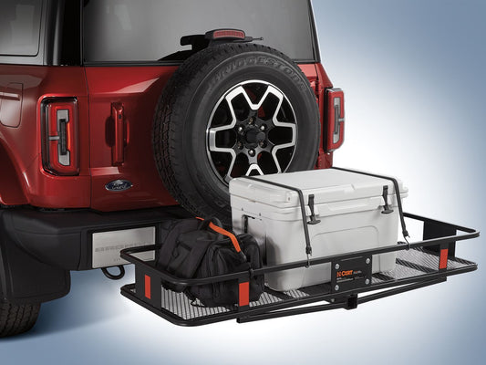 BRONCO 2021-2026 FOLDING HITCH-MOUNTED CARGO BASKET