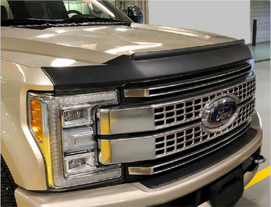 SUPER DUTY 2017-2022 AEROSKIN HOOD PROTECTOR — BLACK TEXTURED