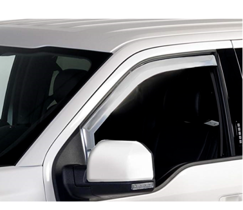 F-150 2015-2020 CHROME VENT SHADES — SUPERCREW