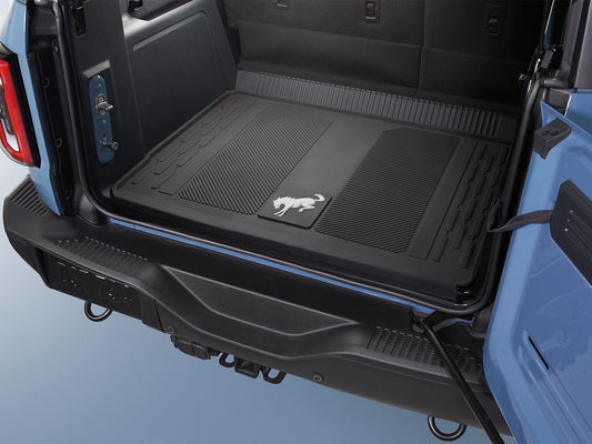 BRONCO 2021-2026 CARGO AREA LINER WITH BRONCO LOGO — 4-DOOR