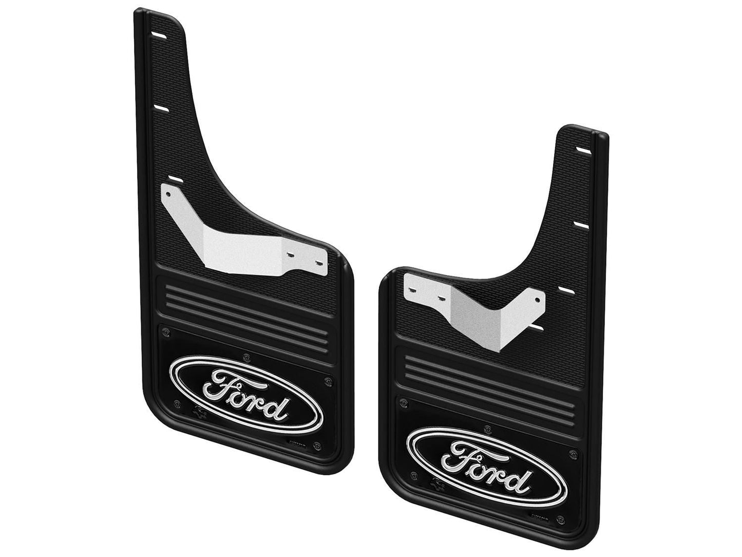 F-150 2021-2022 GATORBACK BLACK FORD LOGO SPLASH GUARDS