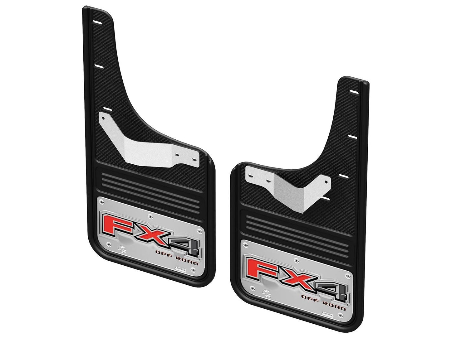 F-150 2021-2022 GATORBACK FX4 CHROME SPLASH GUARDS