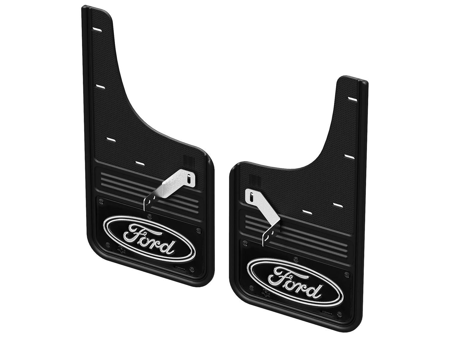 F-150 2021-2022 GATORBACK BLACK FORD LOGO SPLASH GUARDS