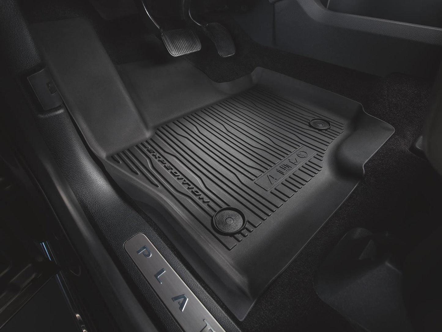 EXPEDITION 2018-2024 ALL-WEATHER FLOOR LINER TRAY — 4-PIECE, BLACK