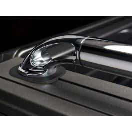 F-150 2015-2022 CHROME BED RAILS WITH CHROME END CAPS