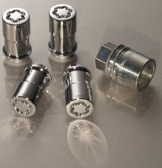 GR3Z-1A043-A WHEEL LOCKS - CHROME PLATED FOR EXPOSED LUGS