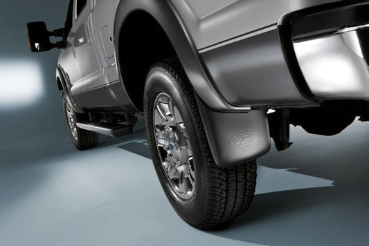 HC3Z-16A550-BC SPLASH GUARDS - MOLDED, REAR PAIR, FOR SRW WITHOUT WHEEL LIP MOLDINGS