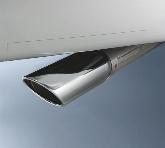 SUPER DUTY 2017-2026 CHROME EXHAUST TIP — GAS ENGINES