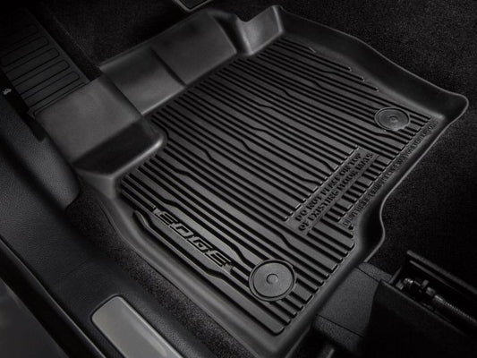 EDGE 2015-2024 FLOOR LINER — TRAY STYLE, 4-PIECE, BLACK