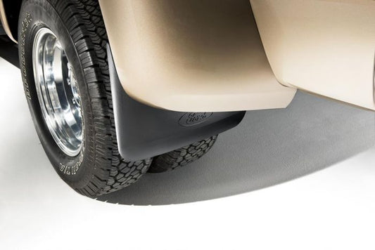 LC3Z-16A550-AA SPLASH GUARDS - MOLDED, REAR, FOR DRW, WITH FORD OVAL LOGO,