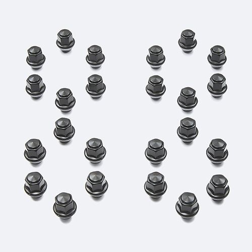 M-1012K-BR BLACK LUG NUT- VEHICLE KIT