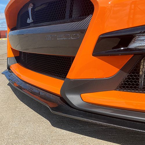 MUSTANG 2018-2023 CARBON FIBER FRONT SPLITTER KIT