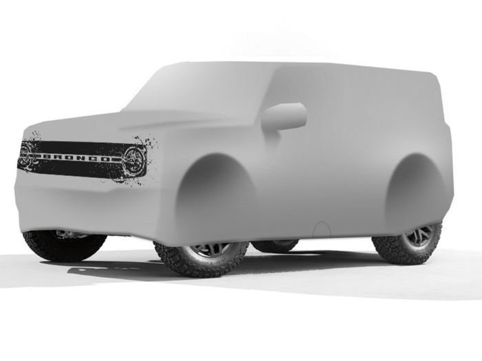 BRONCO 2021-2026 FULL VEHICLE COVER — 2-DOOR WITH ROOF RAILS