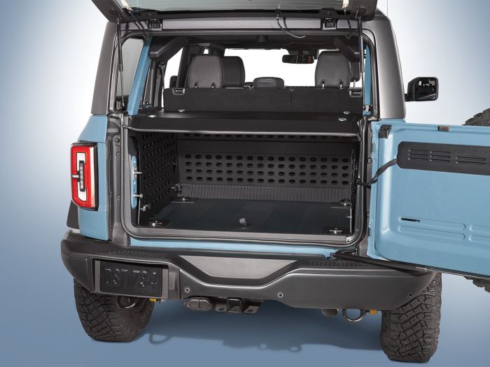BRONCO 2021-2026 CARGO AREA ENCLOSURE — FIXED LID, 4-DOOR