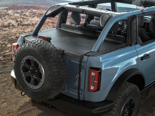 BRONCO 2021-2026 SOFT CANVAS REAR TONNEAU COVER — 4-DOOR